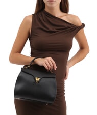 COCCINELLE MARVIN Geantă de mână din piele cu curea de umăr rozete - Genți femei - 4