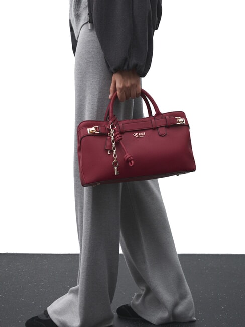 GREGORIA Geantă medie cu curea de umăr RED - Genți femei