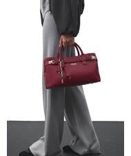 GUESS GREGORIA Geantă medie cu curea de umăr RED - Genți femei - 5