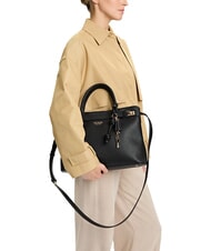 GUESS GREGORIA Geantă mare cu curea de umăr BLACK - Genți femei - 5