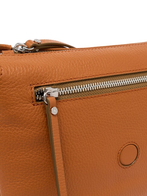 THREE Geanta de umar, din piele condiment - Genți femei