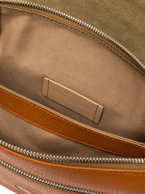 THREE Geanta de umar, din piele condiment - Genți femei