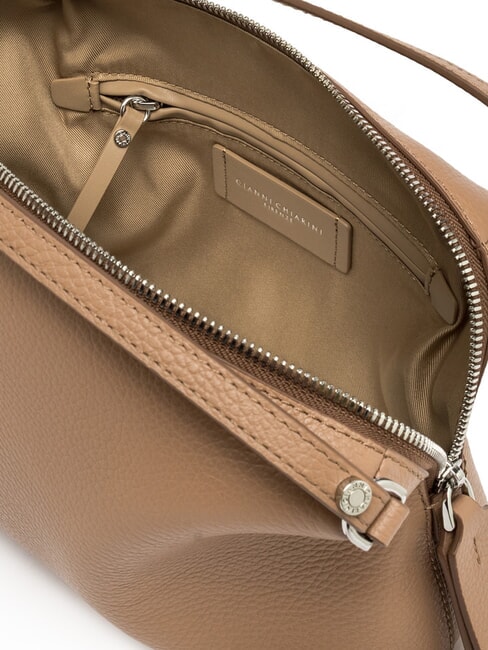 ALIFA Geanta din piele cu bareta de umar lut - Genți femei