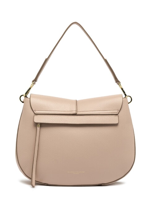 HELENA ROUND Geantă mică de umăr din piele sare roz - Genți femei