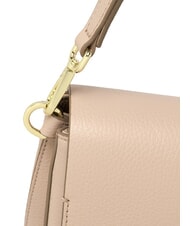 GIANNI CHIARINI HELENA ROUND Geantă mică de umăr din piele sare roz - Genți femei - 4