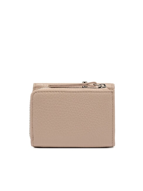 WALLETS GRAIN Portofel mic din piele pietrișată sare roz - Portofele femei