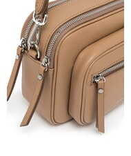 GIANNI CHIARINI CARRE Geantă de umăr din piele cu curea de umăr lut - Genți femei - 4