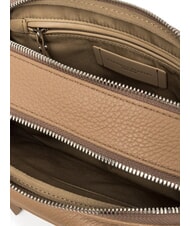 GIANNI CHIARINI CARRE Geantă de umăr din piele cu curea de umăr lut - Genți femei - 5