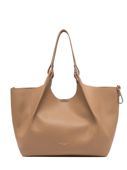 DUA Geantă mare de umăr din piele lut - Genți femei