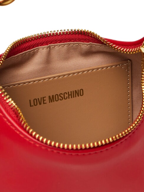 CHAIN Geanta de mana mini, cu curea de umar RED - Genți femei