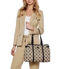 GUESS BEYZA  Geanta de umar logo negru - Genți femei - 4