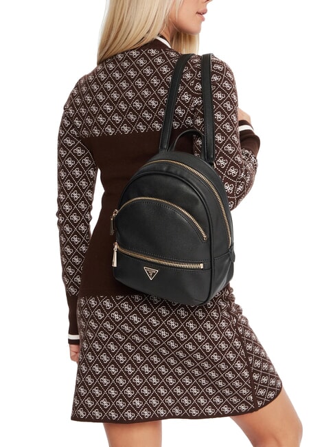 MANHATTAN 2 Rucsac mic cu 2 compartimente BLACK - Genți femei