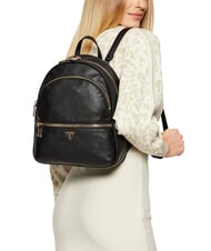 GUESS MANHATTAN 2 Rucsac mare cu 2 compartimente BLACK - Genți femei - 5