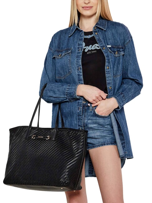 VIKKY II Geantă tote de umăr BLACK - Genți femei