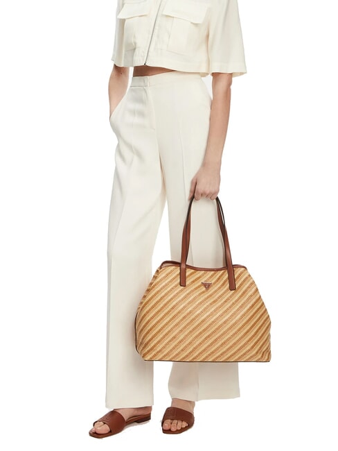 VIKKY II  Geanta de umar natural / coniac - Genți femei