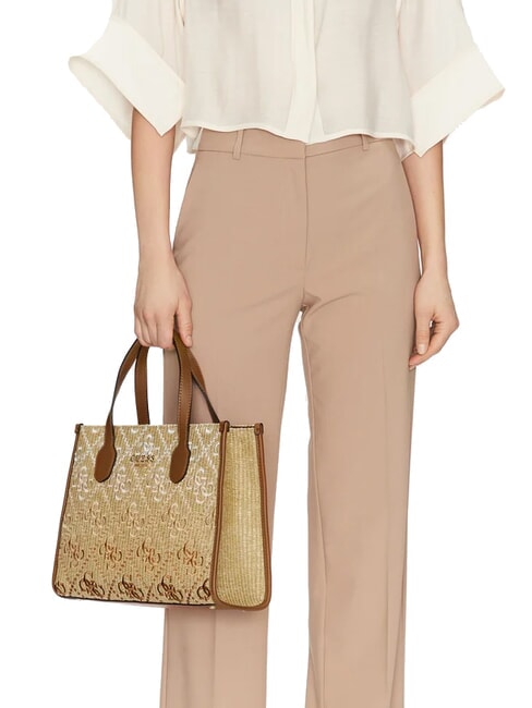 SILVANA Geanta de umar coniac / măsline - Genți femei