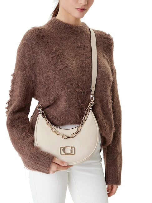 CIRCE  Geanta de umar, cu bareta de umar coajă - Genți femei