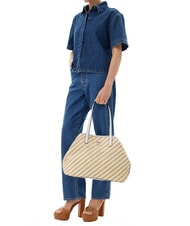 GUESS VIKKY II  Geanta de umar natural/alb - Genți femei - 5