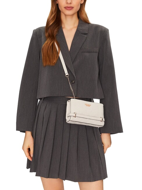 ZARELA  Geanta de umar logo alb - Genți femei