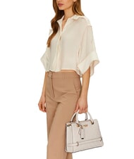 GUESS ZARELA  Geanta de mana, cu bareta de umar logo alb - Genți femei - 4