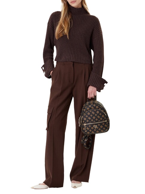 MANHATTAN 2 Rucsac mic 4G cu logo bujor Vikky mare roo tote bag mochalog - Genți femei