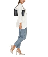 GUESS ECO VICTORIA  Geanta de umar BLACK - Genți femei - 8