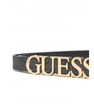 GUESS ZAMIRA Cureaua cu logo metalic geanta viking mare roo coalog - Curele - 3