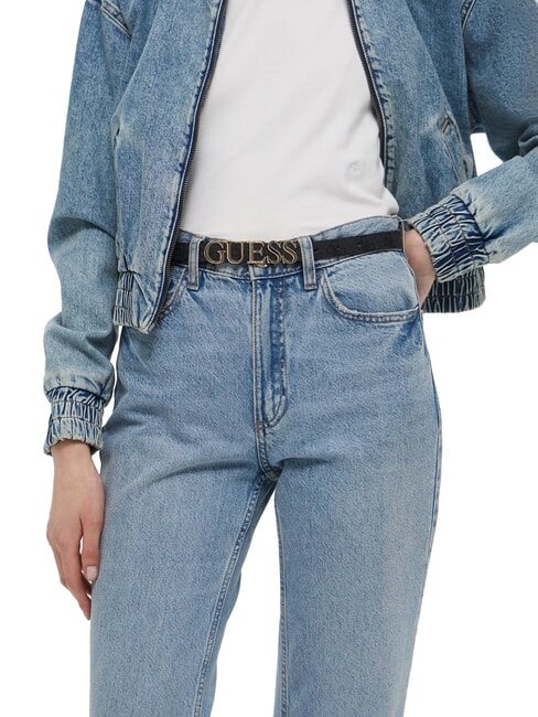 ZAMIRA Cureaua cu logo metalic geanta viking mare roo coalog - Curele