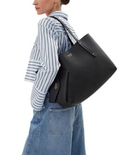 GUESS BRENTON Geanta de umar BLACK - Genți femei - 6