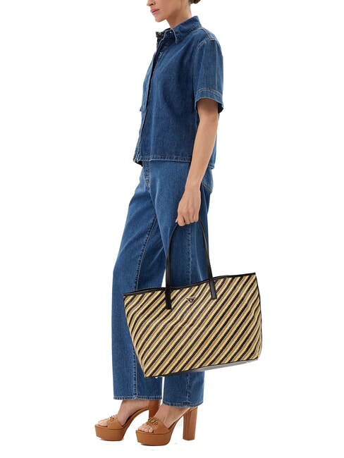 VIKKY II  Geanta de umar natural/negru - Genți femei