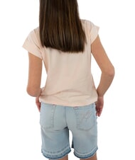 GUESS KIDS MIDI Tricou cu mânecă scurtă roz elegant - Tricou copil - 5