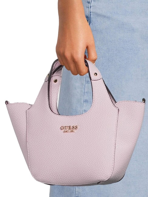 HELINA Cumpărător de mână, cu curea de umăr orhidee - Genți femei