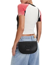 GUESS CALEBRA Geantă de umăr BLACK - Genți femei - 5