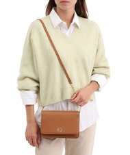 COCCINELLE TULIP Geanta de umar din piele ciocanita verde celadon - Genți femei - 6