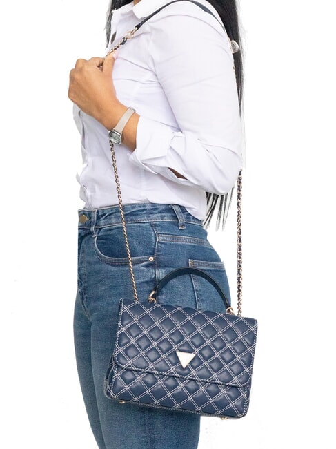 CRUISE  Mini geantă de umăr / geantă crossbody bleumarin/alb - Genți femei