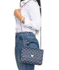 GUESS CRUISE  Mini geantă de umăr / geantă crossbody bleumarin/alb - Genți femei - 4