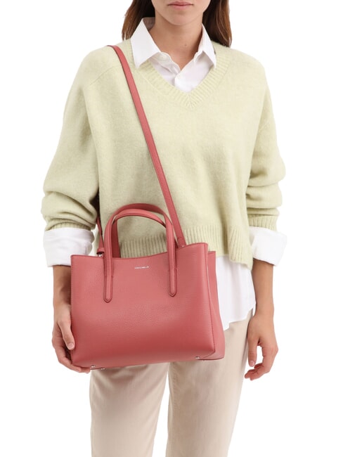 SWAP Geantă tote din piele ciocanată oală - Genți femei