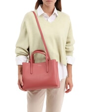 COCCINELLE SWAP Geantă tote din piele ciocanată oală - Genți femei - 4