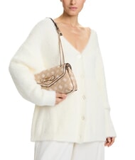 GUESS SILIA Geantă de umăr convertibilă logo-ul biscuiților - Genți femei - 6