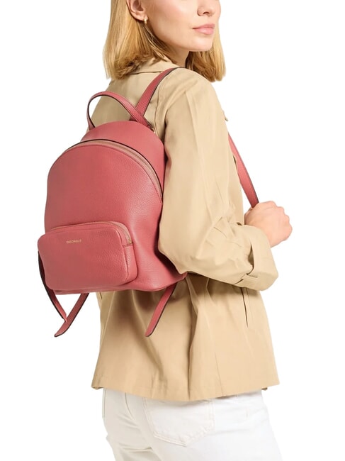 JEN Rucsac din piele ciocanita oală - Genți femei