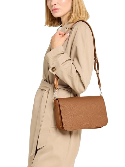 ARIES Geanta de umar din piele ciocanita CUIR - Genți femei