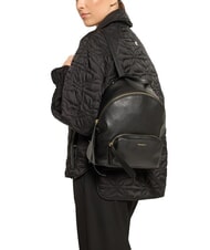 COCCINELLE JEN Rucsac din piele ciocanita negru - Genți femei - 4