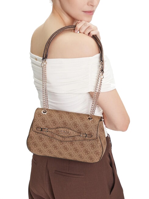 KATYA  Geantă de umăr LOGO LAPTE - Genți femei