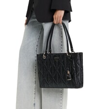 GUESS ALDINA  Geantă de umăr BLACK - Genți femei - 5