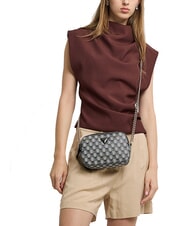 GUESS G WAVE 2 Geantă de umăr mini logo negru - Genți femei - 4