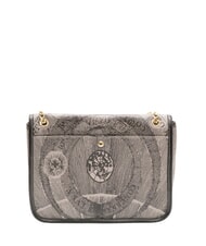 GATTINONI PLANETARIUM Geanta convertibila cu clapa gri deschis monocrom/negru - Genți femei - 4