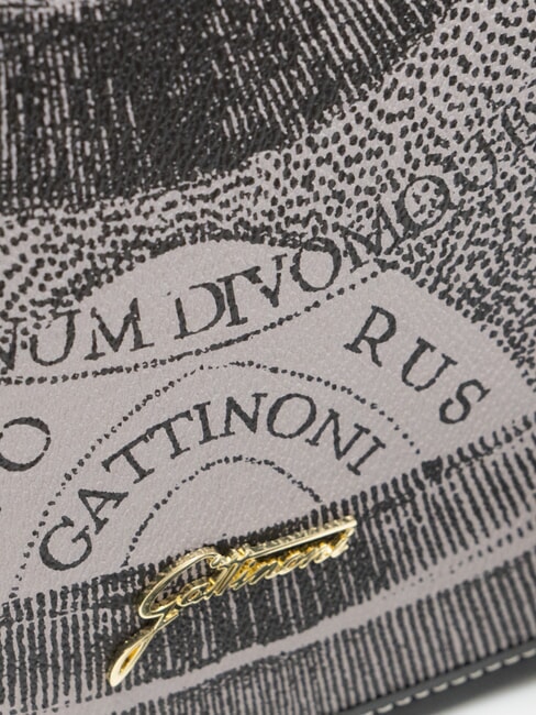 PLANETARIUM Geanta de umar cu clapa gri deschis monocrom/negru - Genți femei