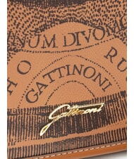 GATTINONI PLANETARIUM Geanta de umar cu clapa bronz monocrom - Genți femei - 3