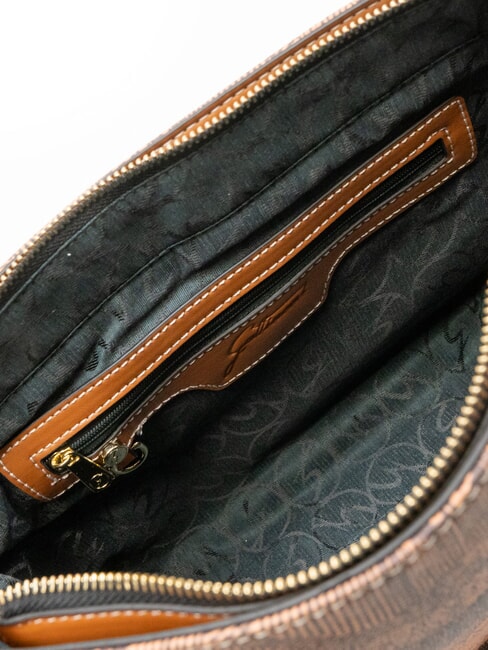 PLANETARIUM Geanta de umar cu clapa bronz monocrom - Genți femei