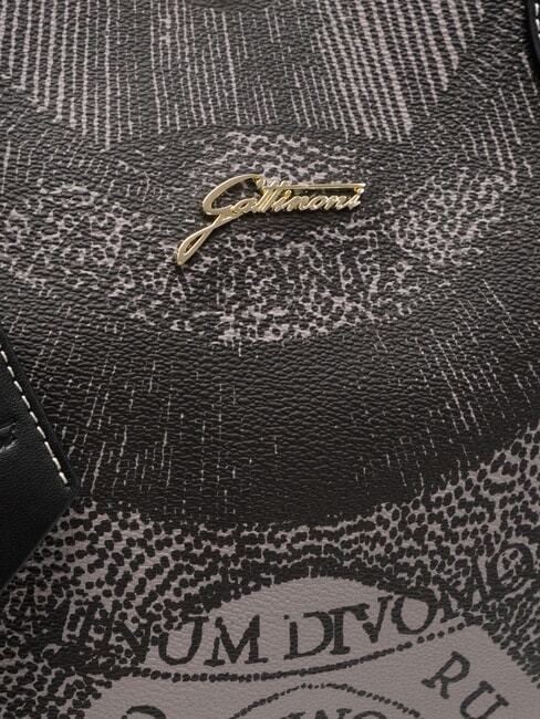 PLANETARIUM Sacoșă de cumpărături gri deschis monocrom/negru - Genți femei